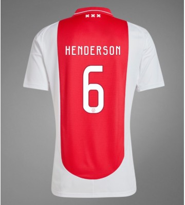 Ajax Jordan Henderson #6 Primera Equipación 2024-25 Manga Corta